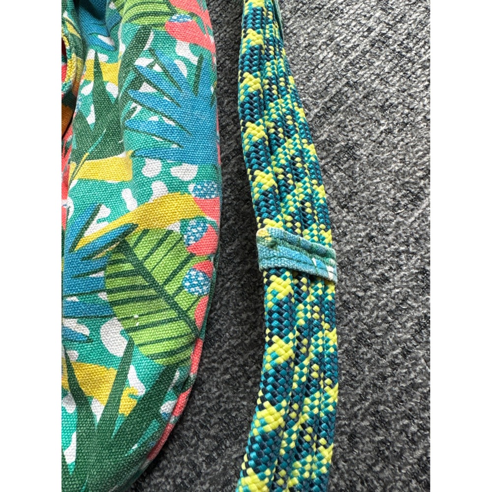 Kavu Rope Bag Tropical Floral Cotton Canvas Sling Backpack Multicolor Crossbody - Picture 12 of 12
